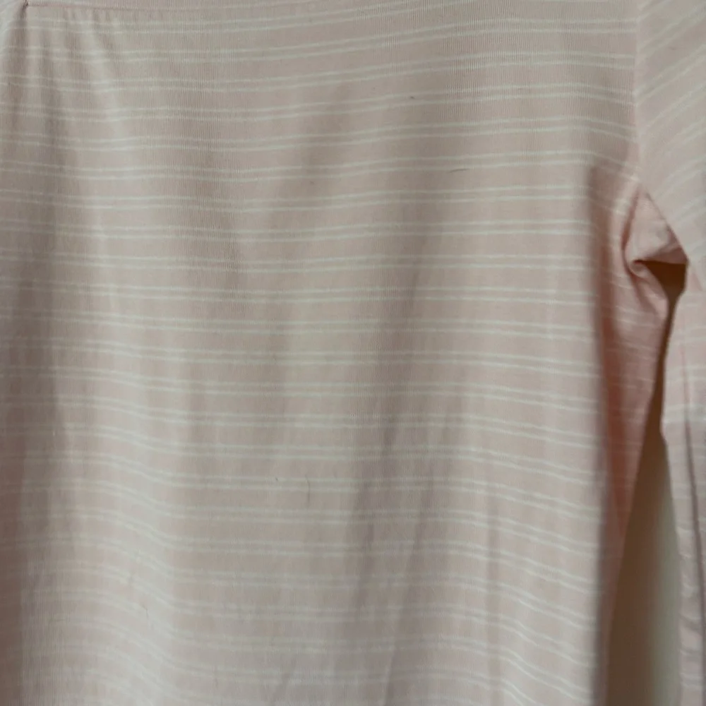 Ralph Lauren Pale Pink Boatneck 3/4 Sleeve Top - Picture 2 of 5